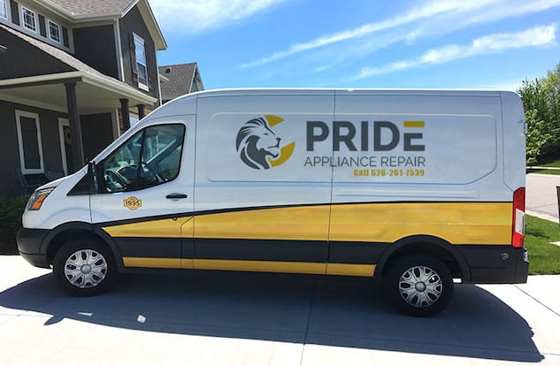 pride appliance repair van